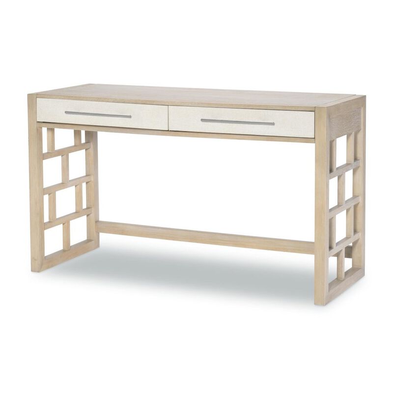 Legacy Classic Biscayne Desk - 2 Drawer, Malabar with Alabaster Fronts