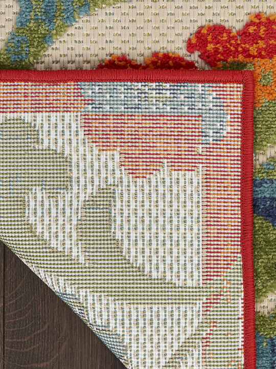 Aloha ALH17 Red/Multicolor 10' x 14' Rug