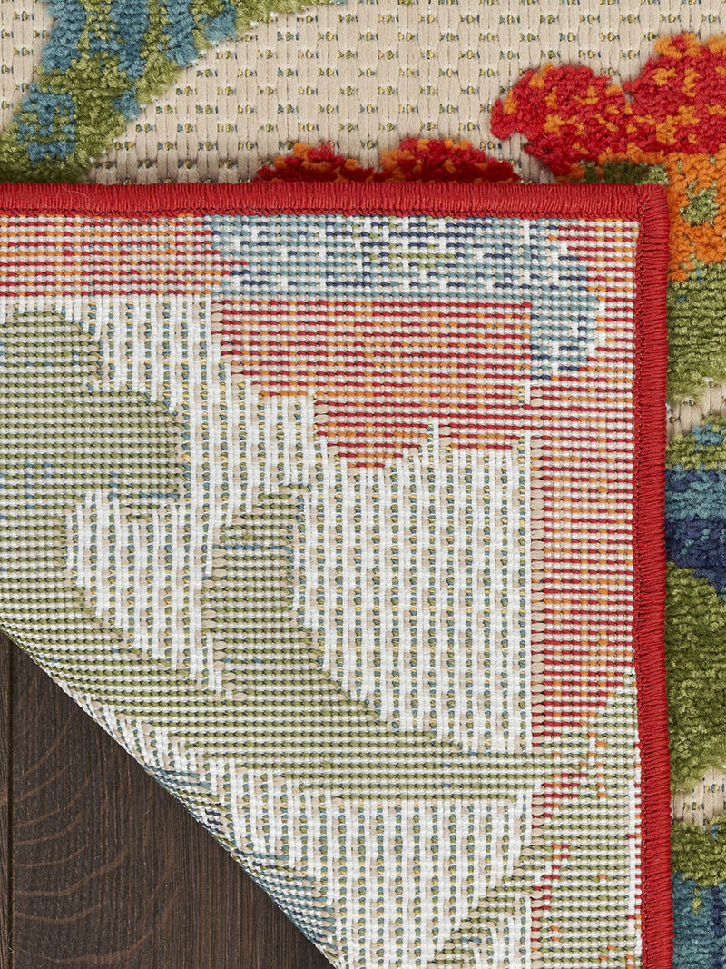 Aloha ALH17 Red/Multicolor 10' x 14' Rug