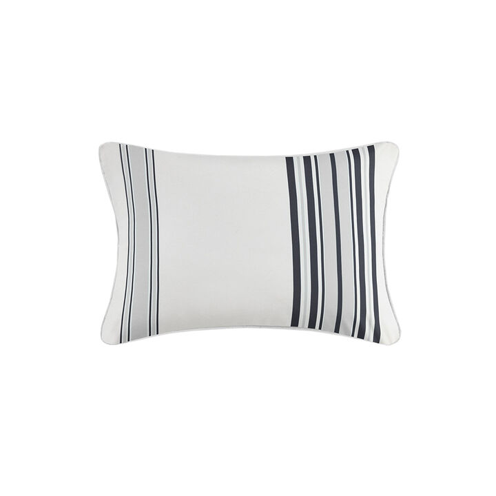 Printed Stripe Oblong Pillow