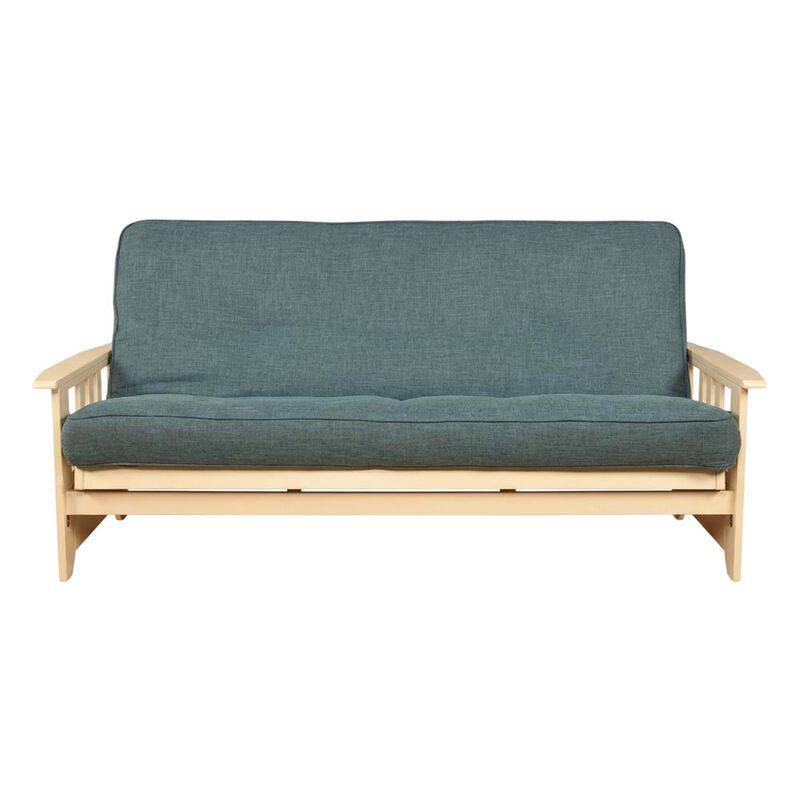 Phoenix Frame-Antique White Finish-Linen Aqua Mattress image number 0