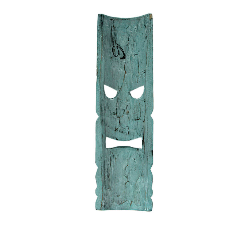 Parrot & Palm Tree Tiki Mask - Set of 2 - 20" High image number 4