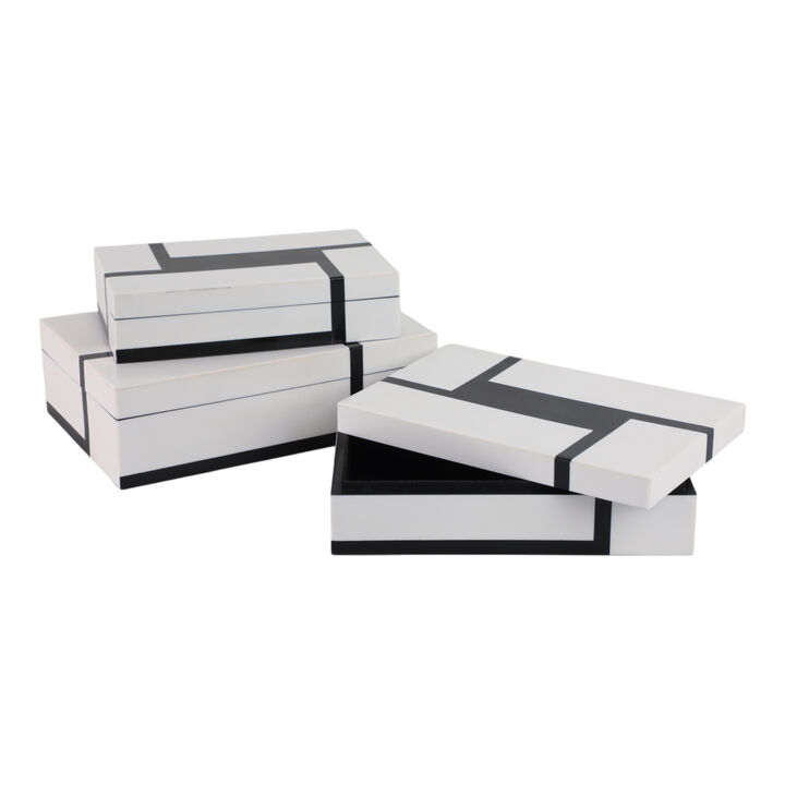 S/3 Bold Lines Design Boxes