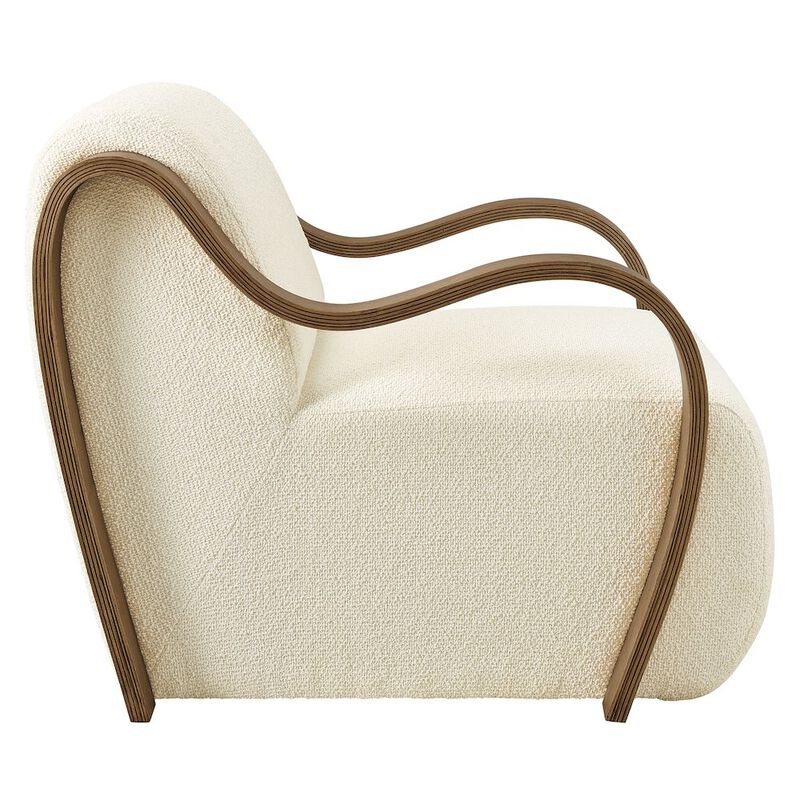 Atrium Lattice Boucle Accent Armchair image number 3