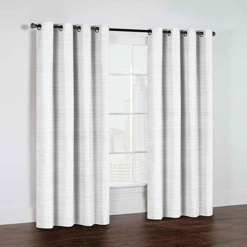 Thermaplus Solstice Room Darkening Grommet Curtain - 52x95", Oyster