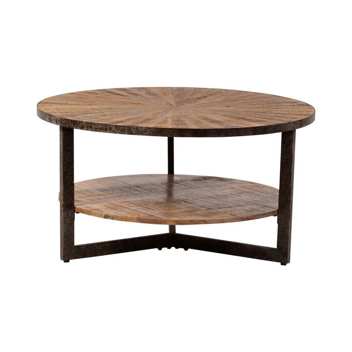 Carolina Living Chelsea Round Coffee Table - Natural