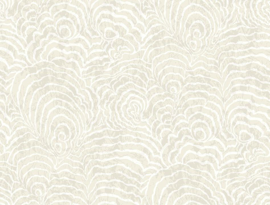 Ocean Jasper White Wallpaper