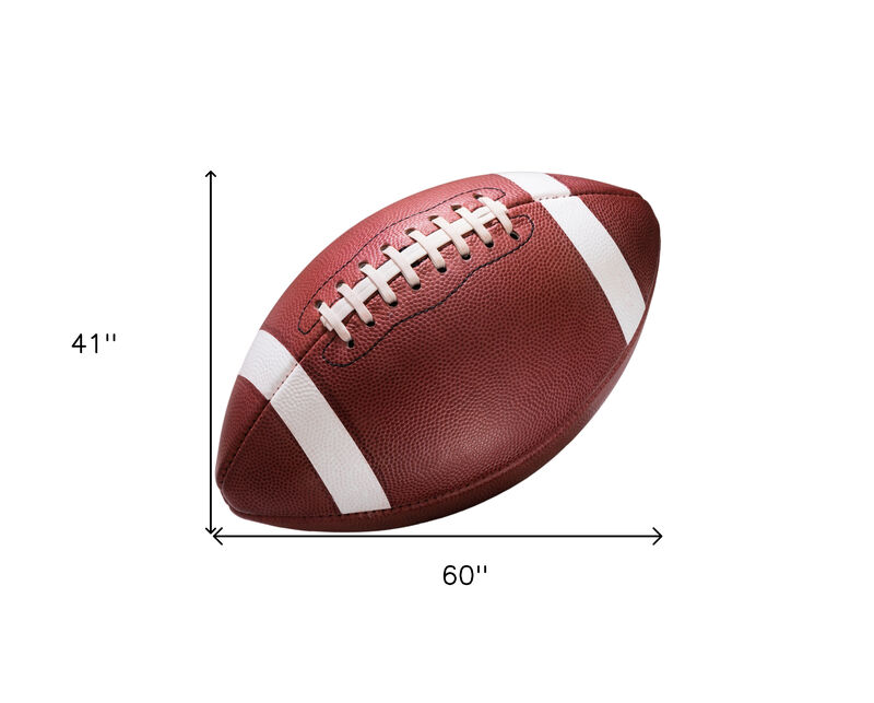 HomeRoots Football Youthful Washable Area Rug image number 2