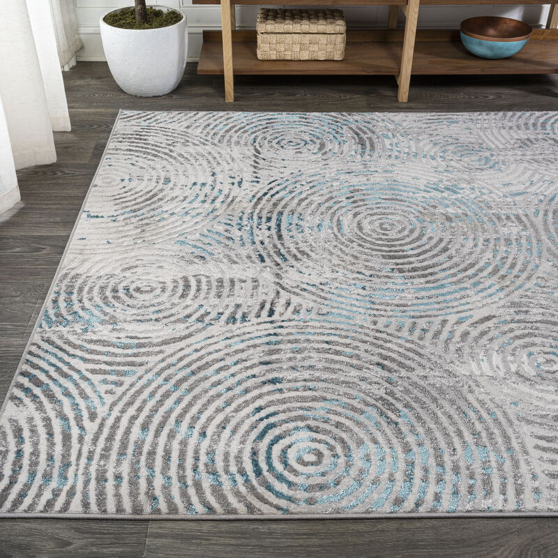 Timeworn Modern Abstract Area Rug