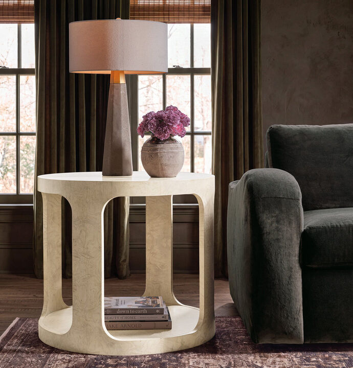 Archives Round End Table