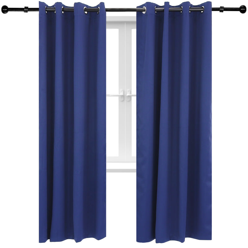 Sunnydaze Set of 2 Curtain Panels with Grommet Top - 52"x84"
