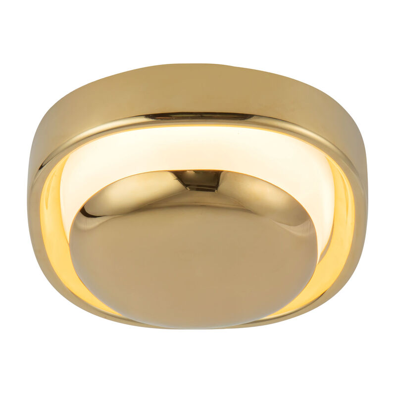 Pebble 8-in Damp-Rated Dimmable LED Wall Sconce image number 3