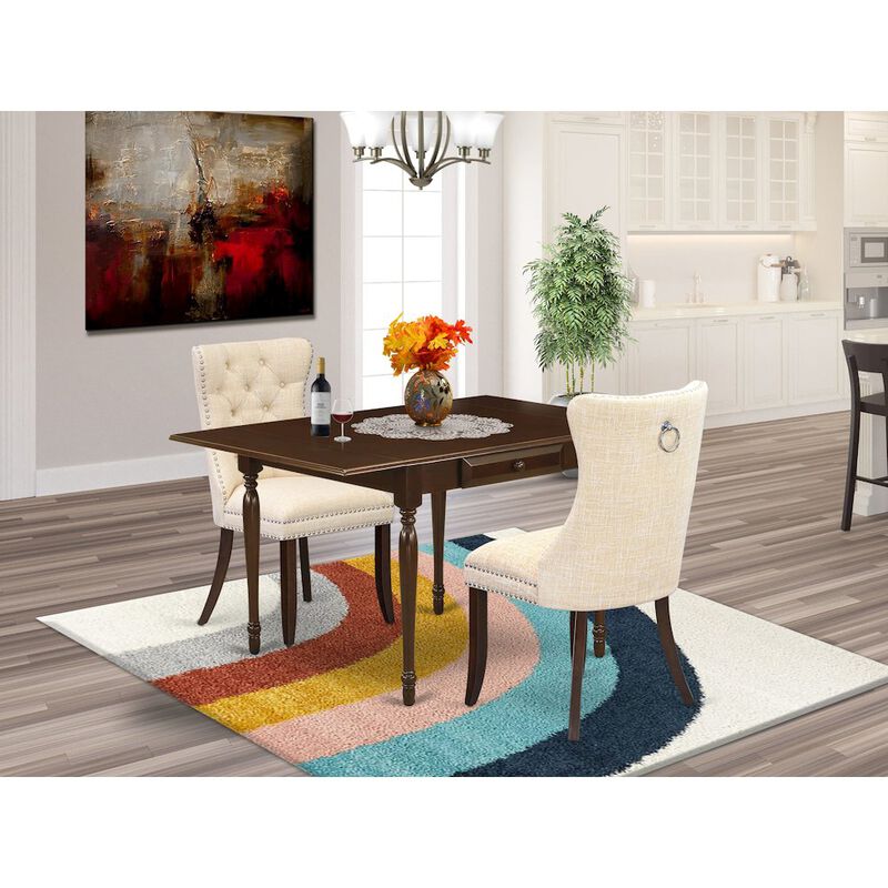 3 Piece Dining Table Set