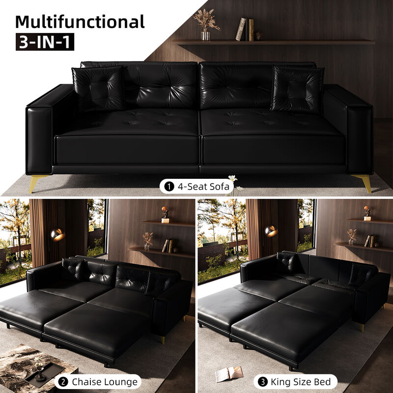 Tugnir 92.1" Pull Out Sofa Bed image number 6