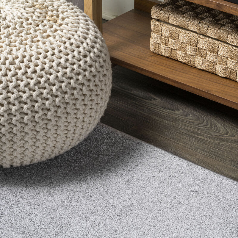 Haze Solid Low Pile Square Area Rug