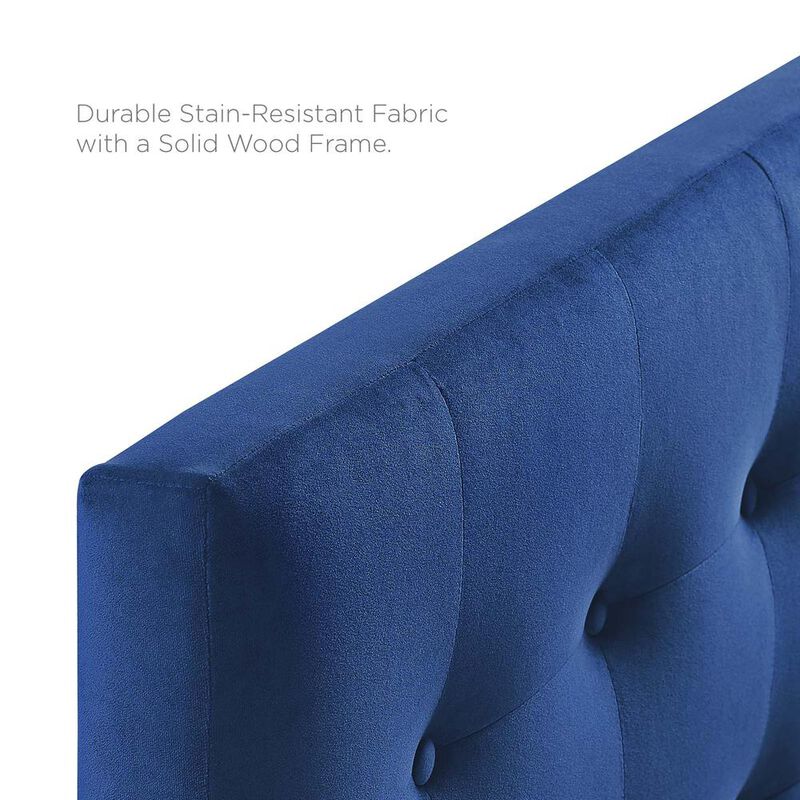 Emily Queen Biscuit Tufted Performance Velvet Headboard image number 4