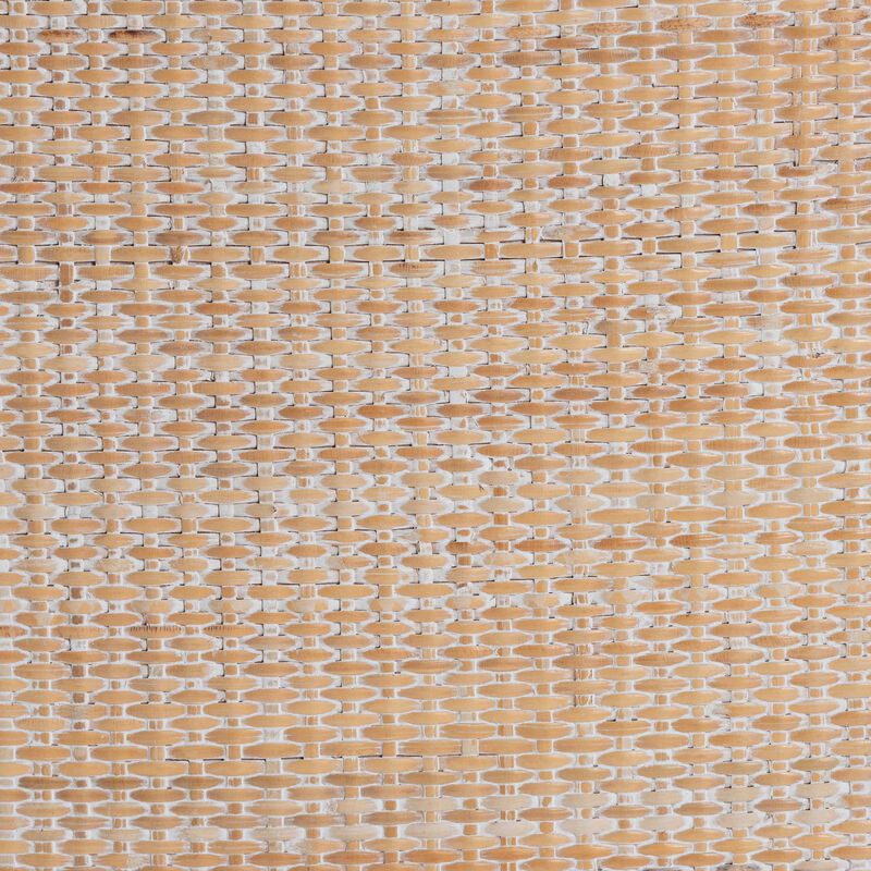 bali & pari Ashford Whitewash Rattan Counter Stool - Mahogany Wood Frame with Handwoven Wicker Backrest and Braided Rope Inserts for Coastal Kitchen image number 6