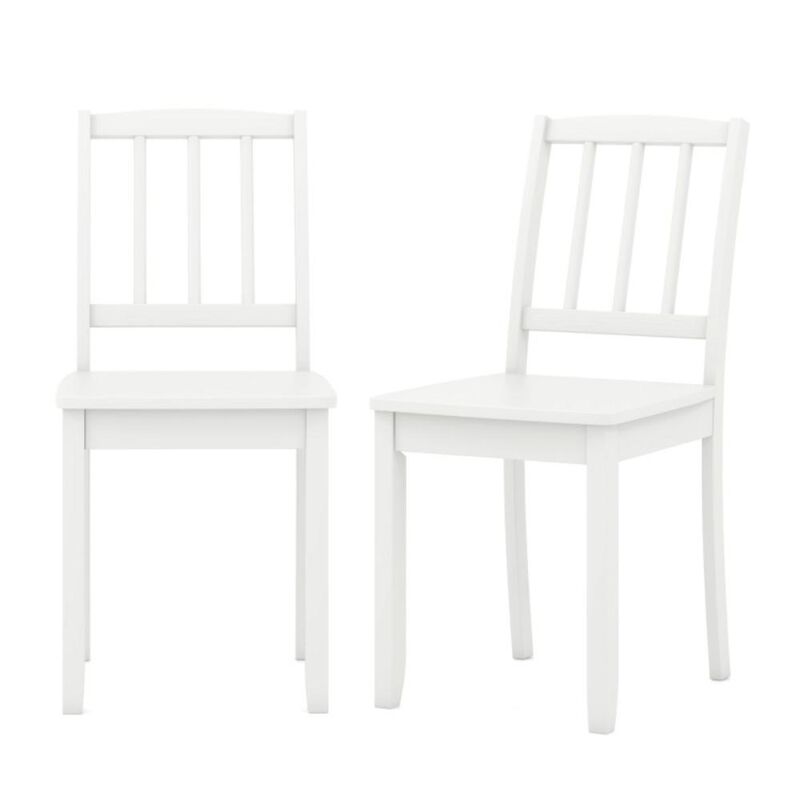 Hivvago Wood Dining Chair Set of 2 with Rubber Wood Legs
