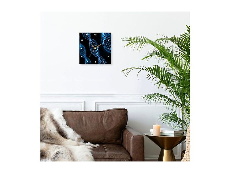 Macro Dna Strand Wall Clock 15 Inch Home Decor image number 2