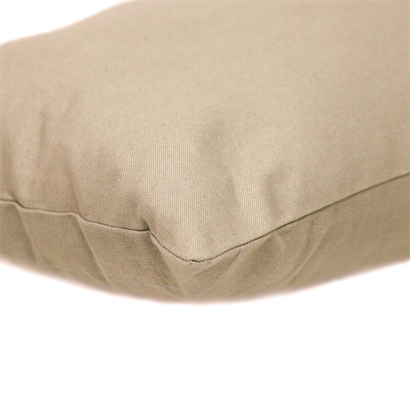 HomeRoots 12" X 18" Gray Cotton Throw Pillow image number 2