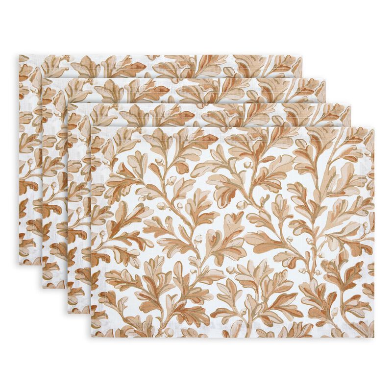 Linen Placemats - Fallen Leaves image number 0
