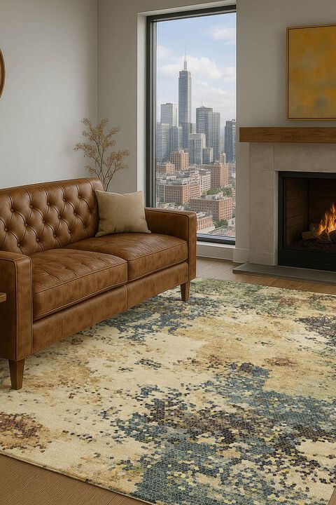 Lumara LM4 Multi 1'8" x 2'6" Rug
