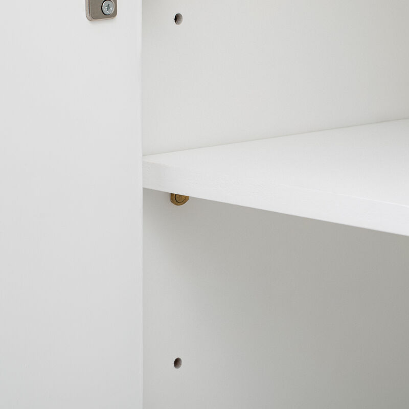 Merax 4-door Panel Cabinet with Adjustable Shelves