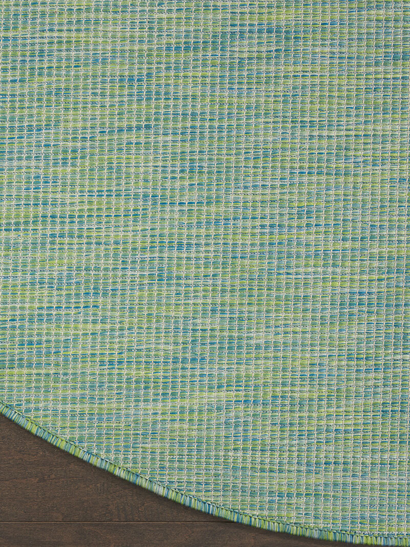 Positano POS01 Blue/Green 6' x Round Rug image number 3