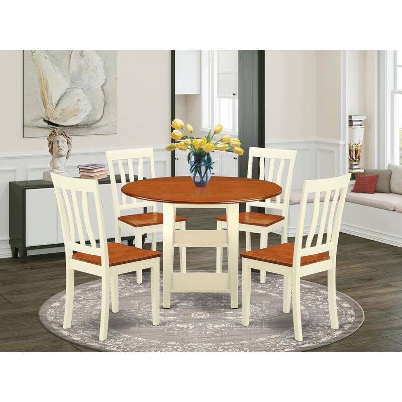 Dining Room Set Buttermilk & Cherry