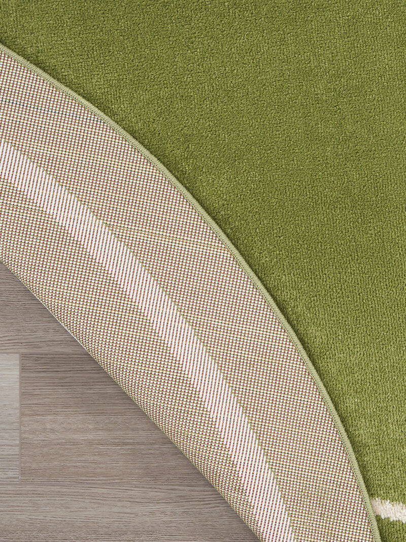 Nourison Essentials NRE02 Green/Ivory 6' x Round Rug