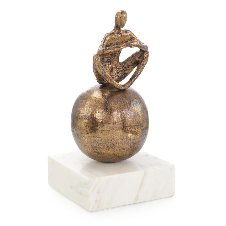 Meditation Sculpture - Bronze