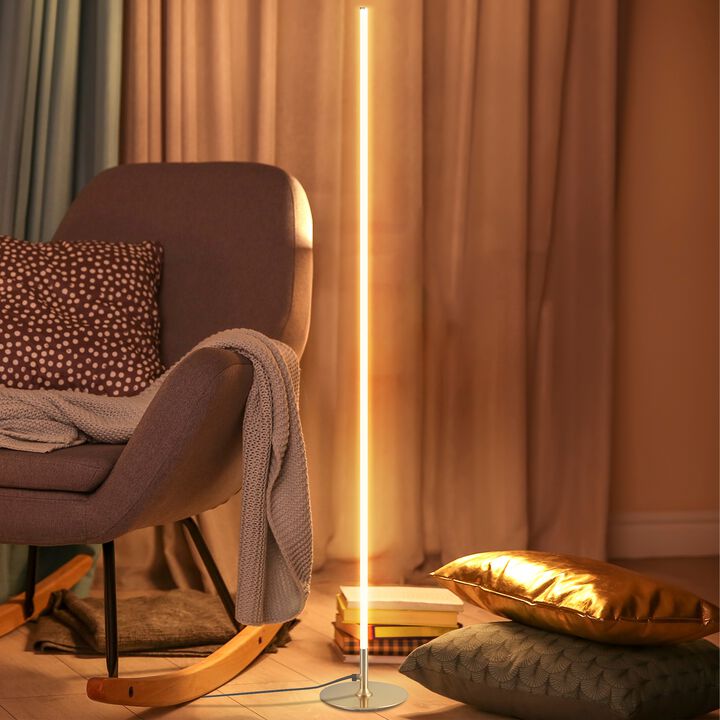 Iris LED Integrated Floor Lamp