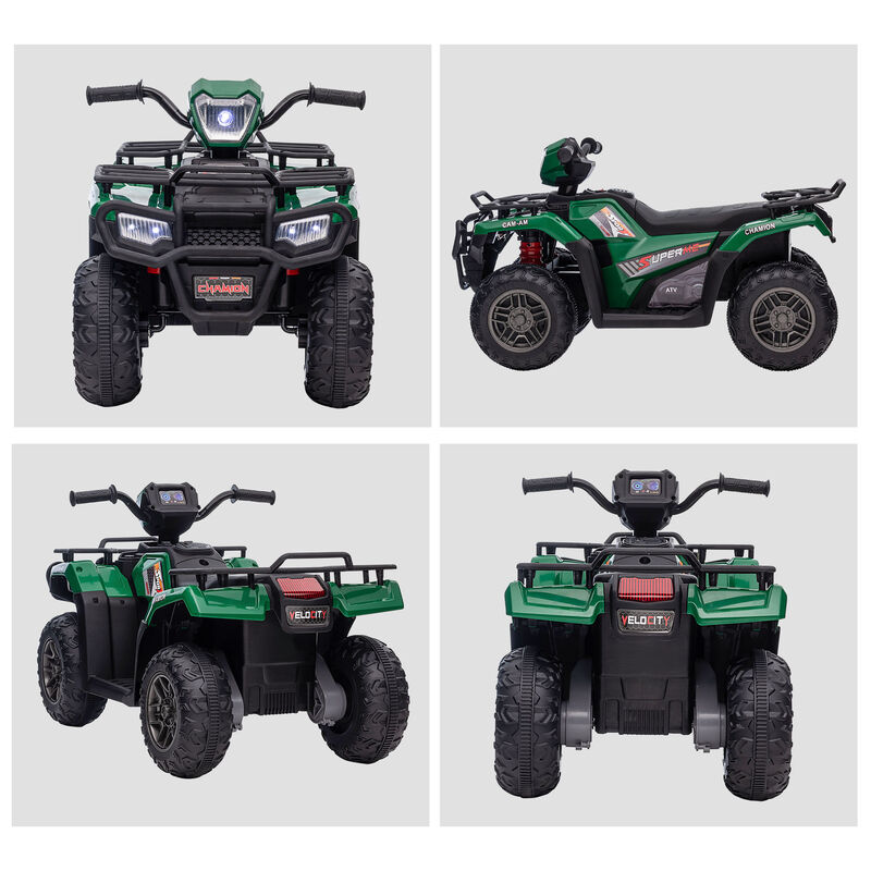 BreeBe 12V Electric Toy Car with Forward Backward Function, Music, LED Headlights image number 7