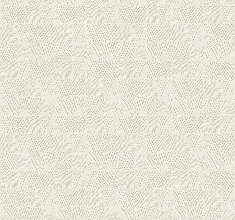 Woodcut Grey & White Wallpaper
