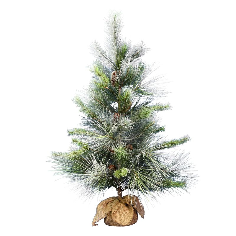 Frosted Myers Pine Tree Burlap Base image number 0