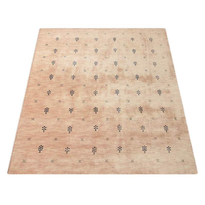 RUGSOTIC CARPETS HAND KNOTTED LOOM WOOL ECO-FRIENDLY AREA RUGS  - Contemporary Modern, High Pile Thick Handmade Anti Skid Area Rugs for Living Room, Bed Room (L00501) image number 1