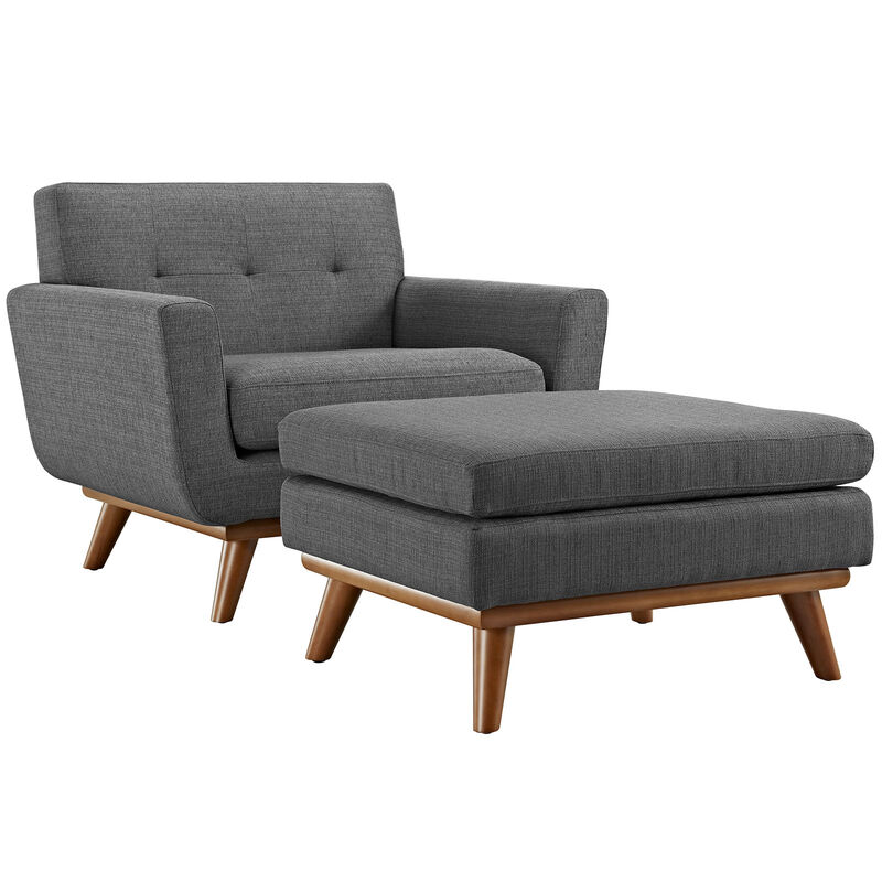 Engage 2 Piece Armchair and Ottoman image number 0