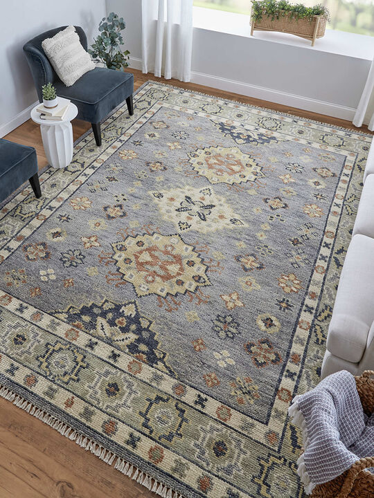 Fillmore 69CIF 9' x 12' Blue/Taupe/Gray Rug