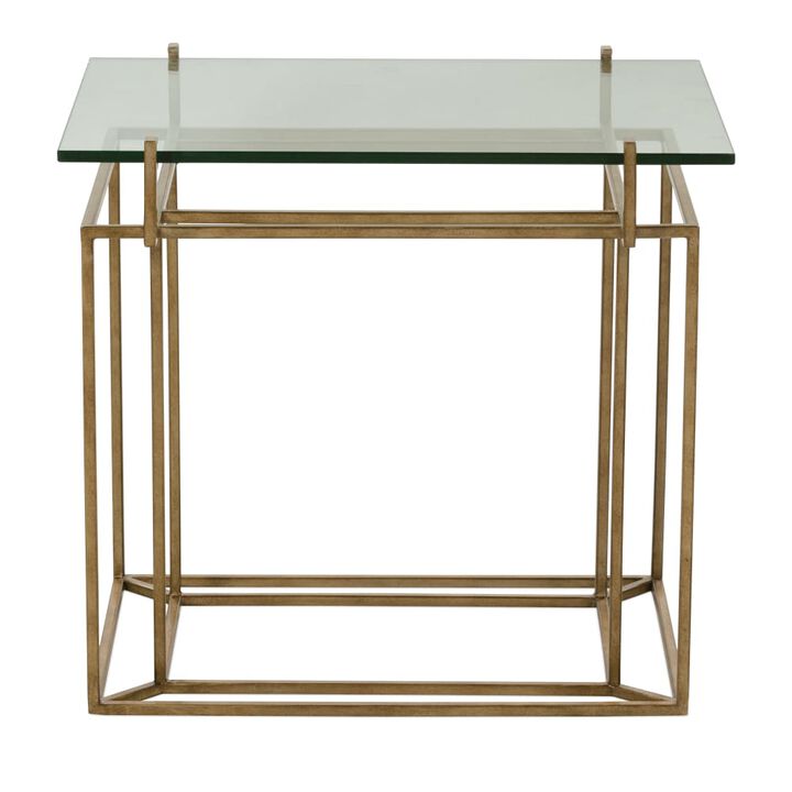 Optic Rectangle End Table