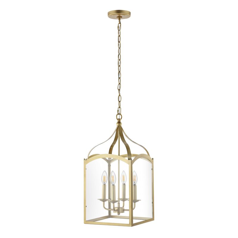 Ruth Traditional Classic Lantern Metal/Glass LED Pendant
