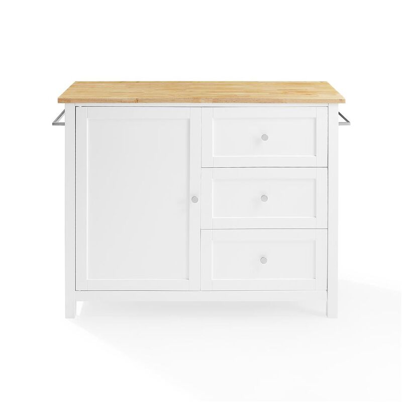 Soren Wood Top Kitchen Island/Cart