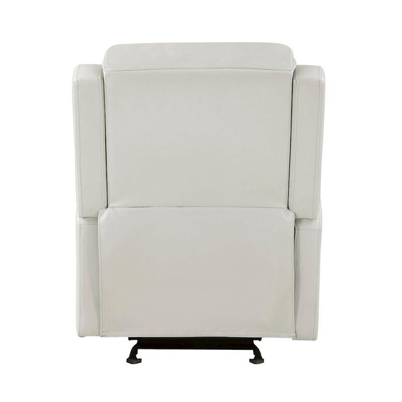 Lexicon Durant Faux Leather Glider Manual Recliner
