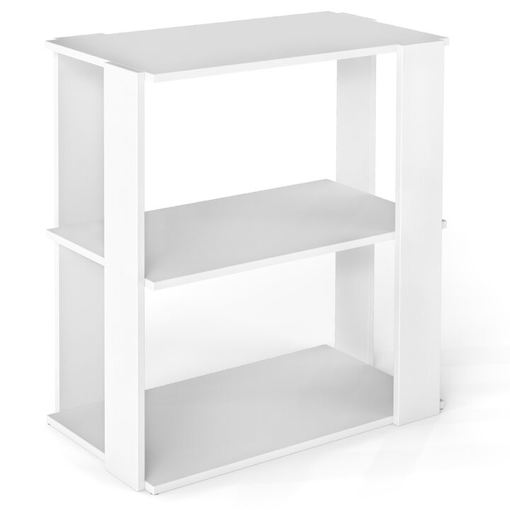 Modern 3-Tier Shoe Organizer Rack with Stackable Design