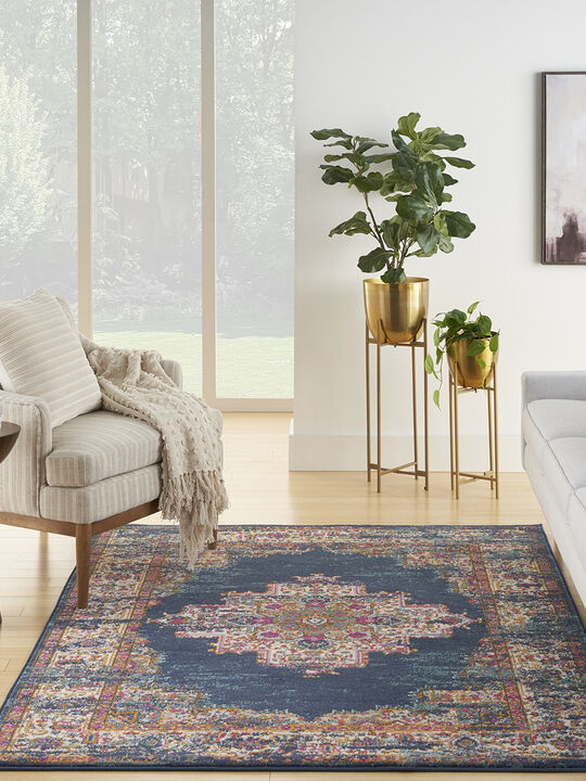 Passion PSN03 Navy 8' x 10' Rug
