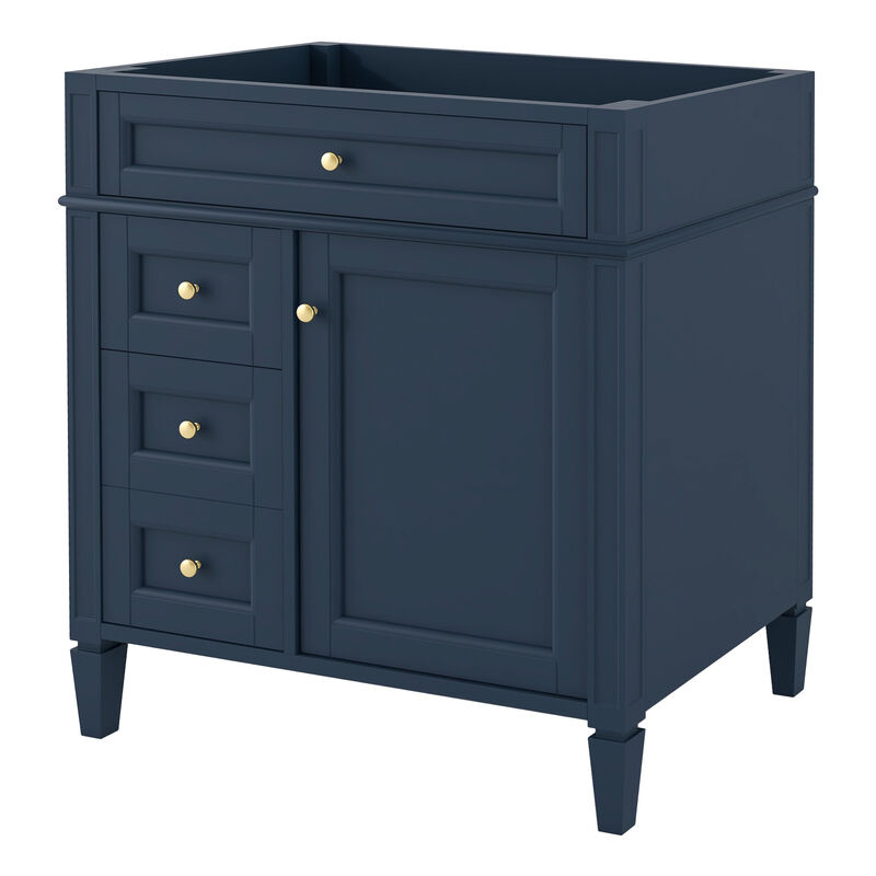 30" Freestanding Bathroom Vanity Without Top Sink image number 4