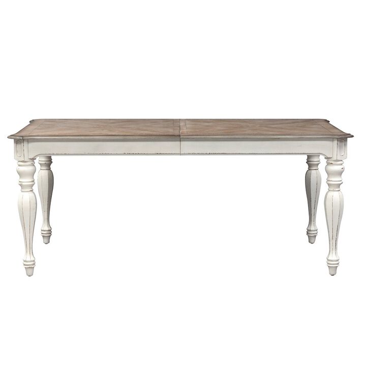 Liberty Furniture Opt 5 Piece Leg Table Set in Rubberwood Solids w/ White Oak & Birch Veneers