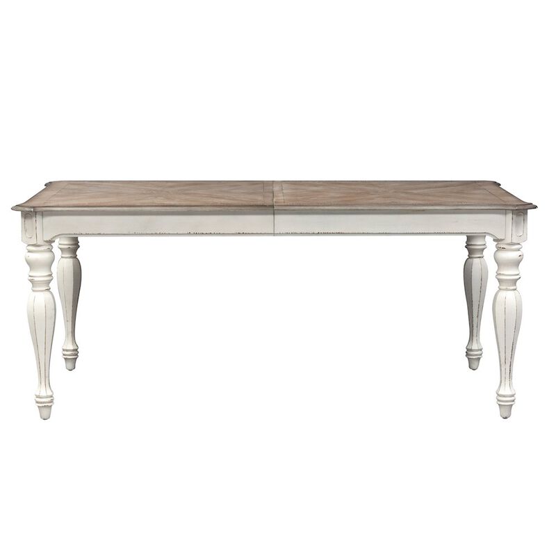 Liberty Furniture Opt 5 Piece Leg Table Set in Rubberwood Solids w/ White Oak & Birch Veneers image number 1
