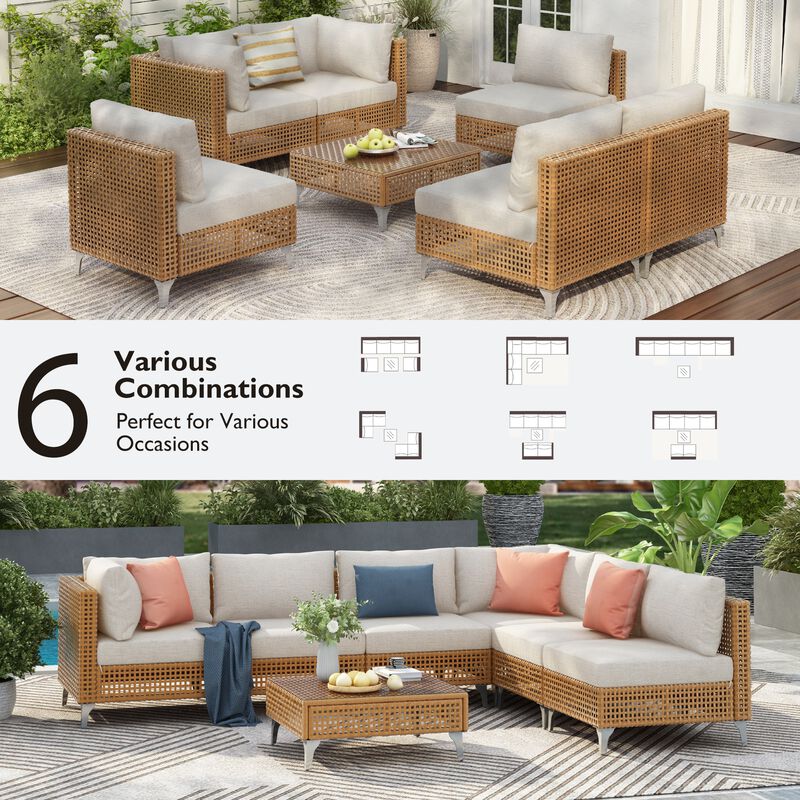 Podlak Wicker Patio Furniture Set image number 2