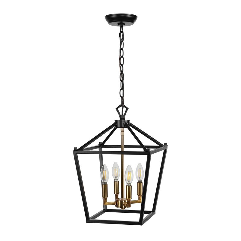 PagodaBulb Lantern Metal LED Pendant