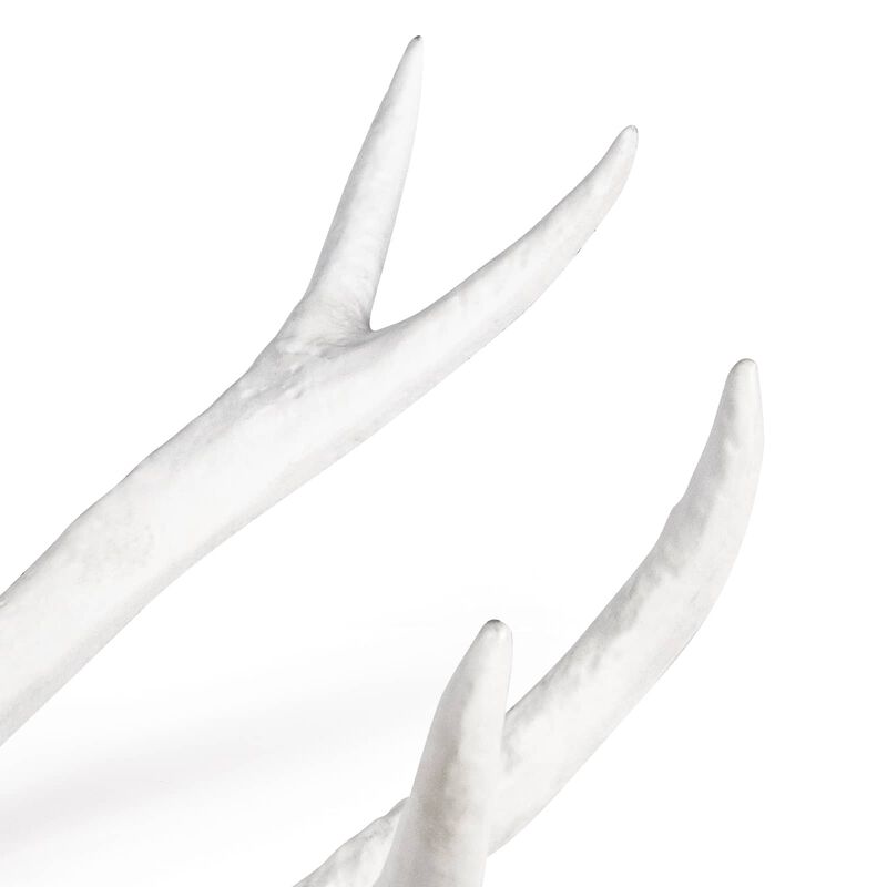 Antler Objet in Matte White